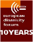 Photo of Logo of Eurpean Disability Forum
