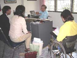 Photo of interview Regional Development Officer (RDO), Topong Kulkhanchit