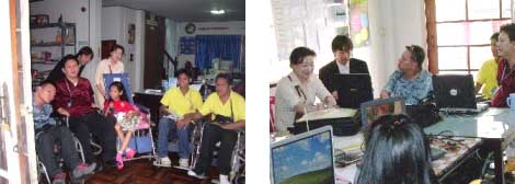 Photo of interview Director of Nonthaburi Center for Independent Living Mr.Teerayuth Sukonthawit