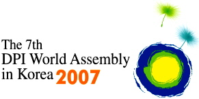 Photo of The 7th. DPI World Assembly in Korea 2007 logo
